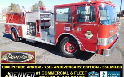 Pierce arrow pumper diesel 1988