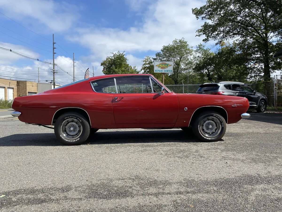 Plymouth-Barracuda-1967-Red-Red-4