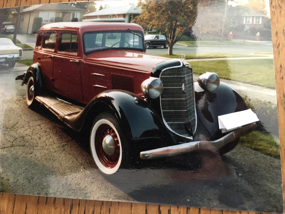 Plymouth-Deluxe-1934-Red-Red-And-Beige-6