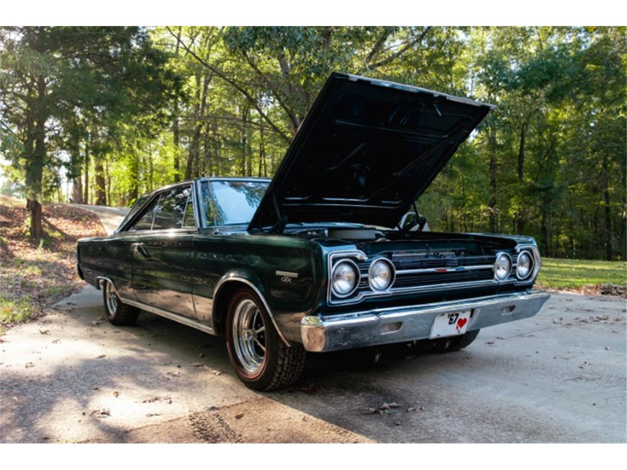 Plymouth-Gtx-1967-Dark-Green-Poly-Black-35