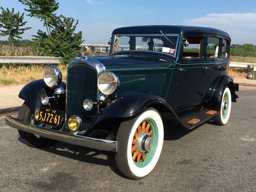 Plymouth-Pb-1932-Teal-Green-Tan