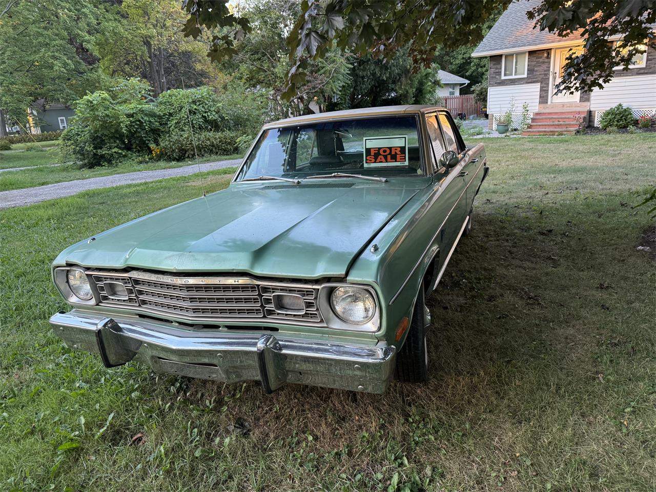 Plymouth-Valiant-1974-GreenBlue-Green