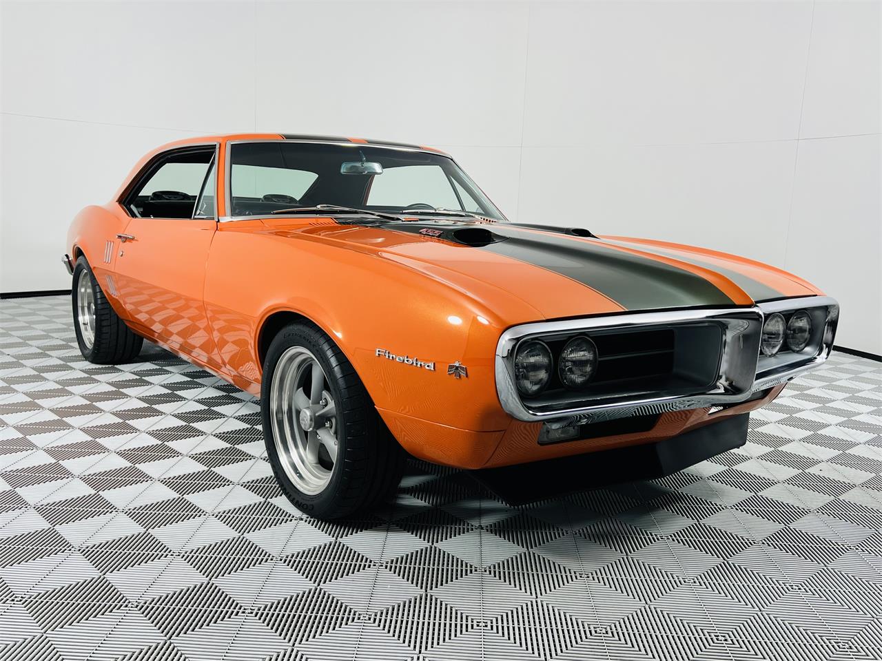 Pontiac-Firebird-1967-Orange-Black