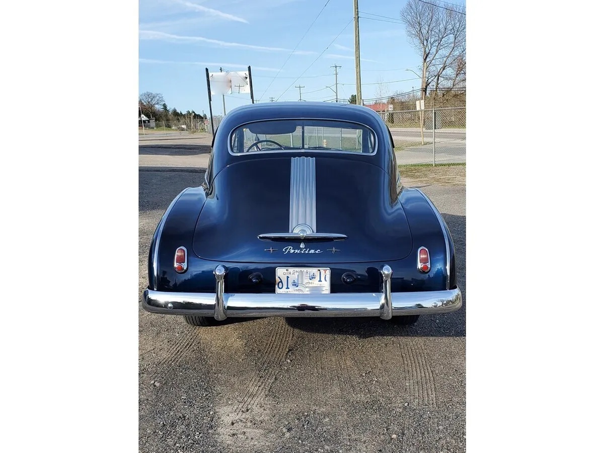 Pontiac-Silver-streak-1950-Navy-Blue-Tan-7
