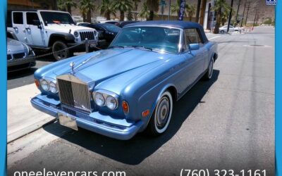 Rolls-royce corniche 1989