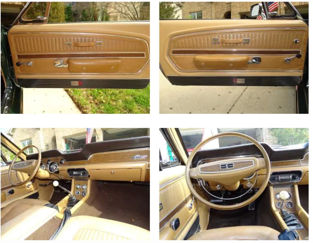 Shelby-Gt350-1968-Dark-Metallic-Green-Saddle-7