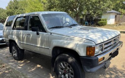 Toyota 4runner 4wd 1989