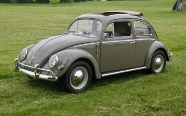 Volkswagen-Beetle-1956-Beige-Black