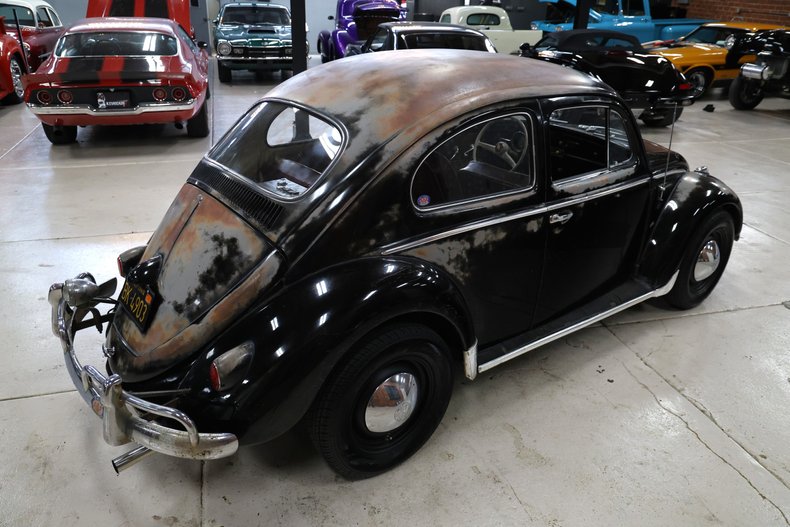 Volkswagen-Beetle-1958-Black-Red-28