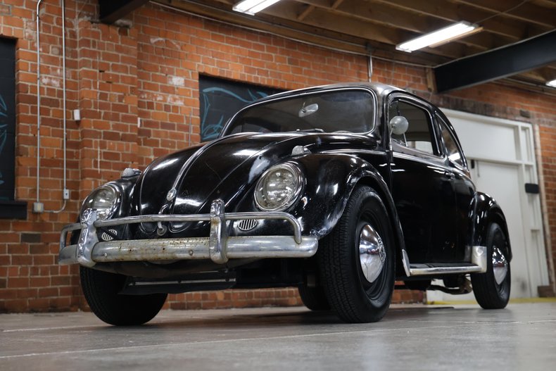Volkswagen-Beetle-1958-Black-Red-41