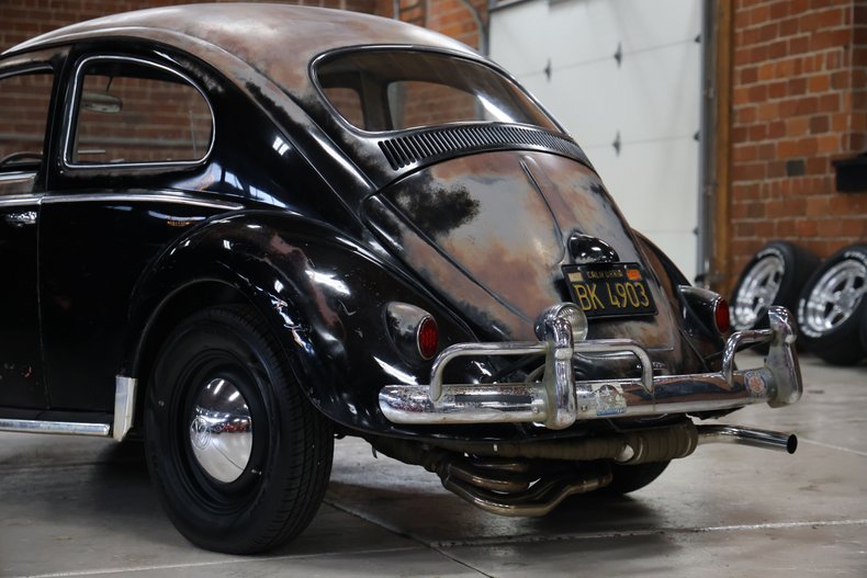 Volkswagen-Beetle-1958-Black-Red-9
