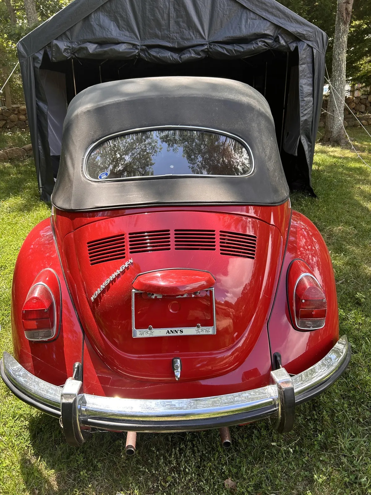 Volkswagen-Super-beetle-1971-Red-Red-1