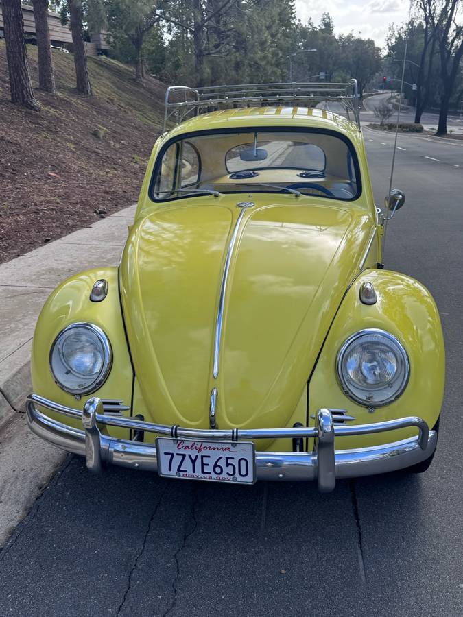 Volkswagen-bug-beetle-1963-yellow