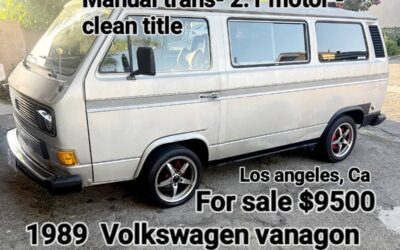 Volkswagen vanagon 1989
