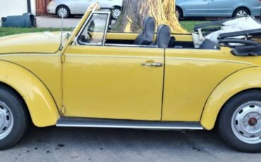 Volkswagon-super-beetle-1972-yellow-23