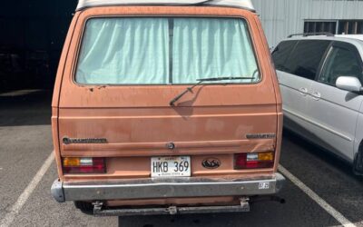 Vw eurovan camper 1984