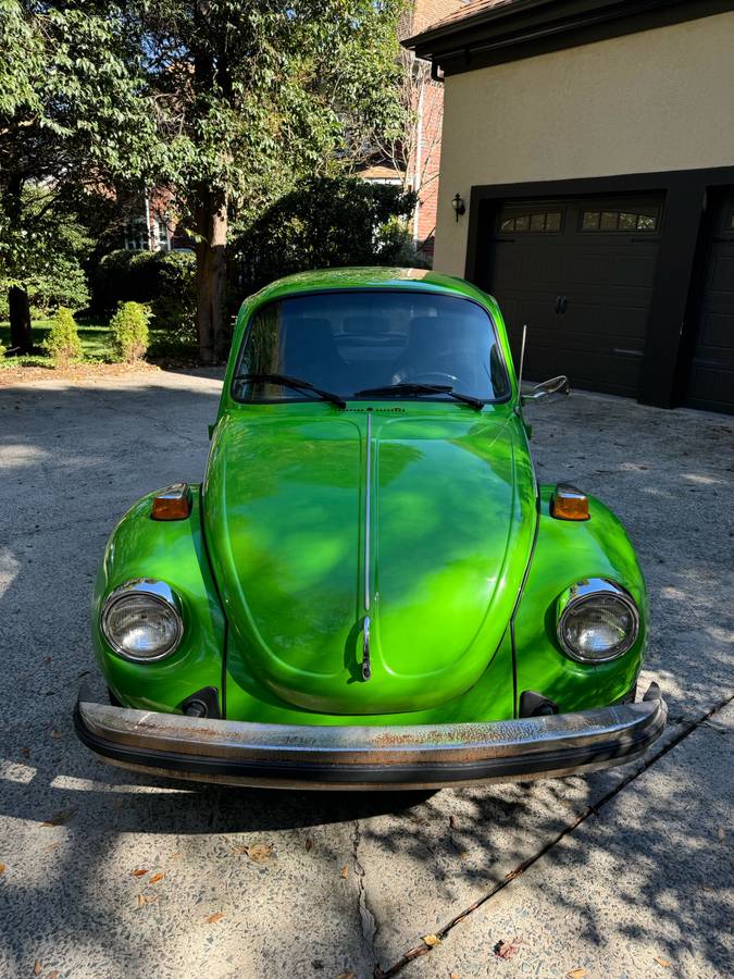 Vw-super-beetle-1974-green-1