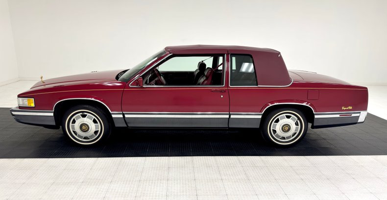 Cadillac-Coupe-deville-1991-Carmine-Red-Burgundy