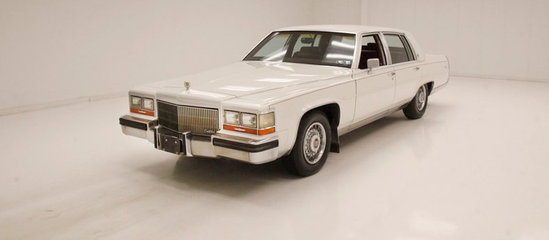 Cadillac-Fleetwood-1989-White-Red-9