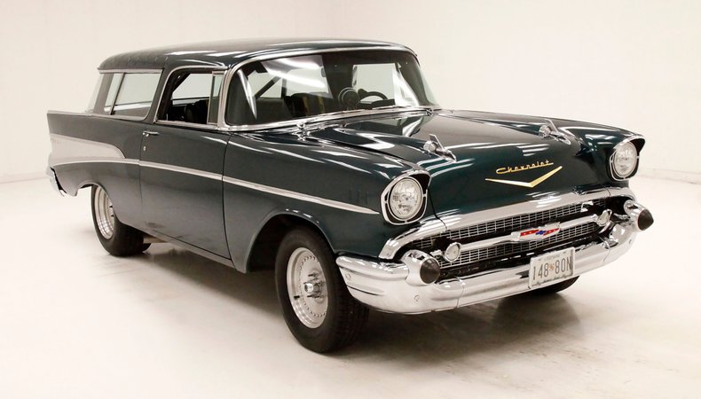 Chevrolet-150-1957-Green-Black-5
