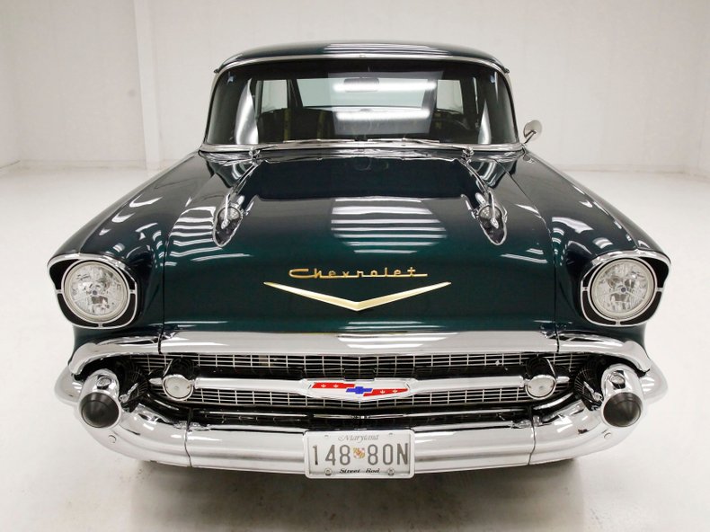 Chevrolet-150-1957-Green-Black-6