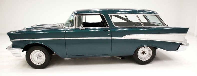 Chevrolet-150-1957-Green-Black