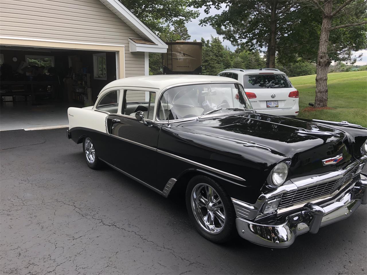 Chevrolet-210-1956-Black-amp-White-Black-amp-White-1