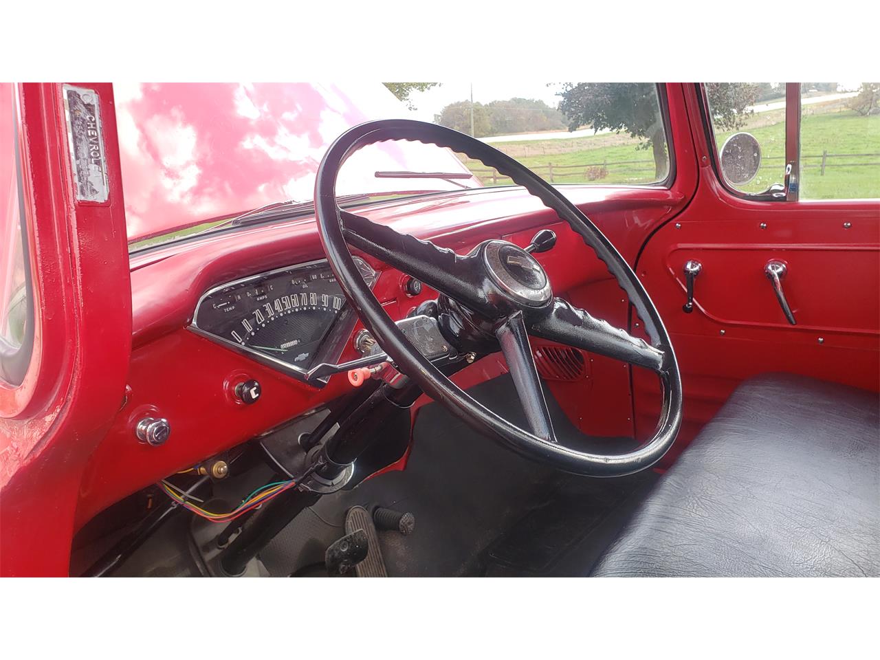 Chevrolet-3100-1955-Red-Red-9