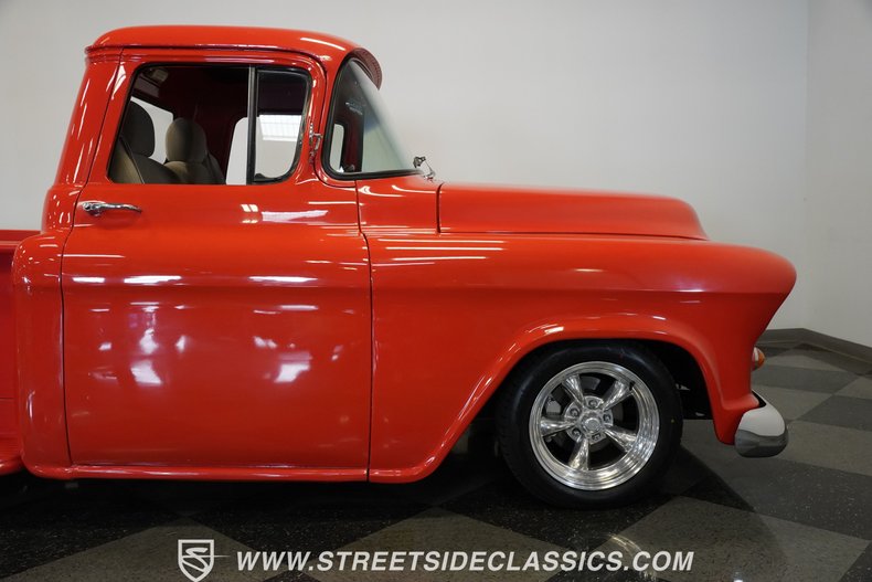 Chevrolet-3100-1955-Red-Tan-29