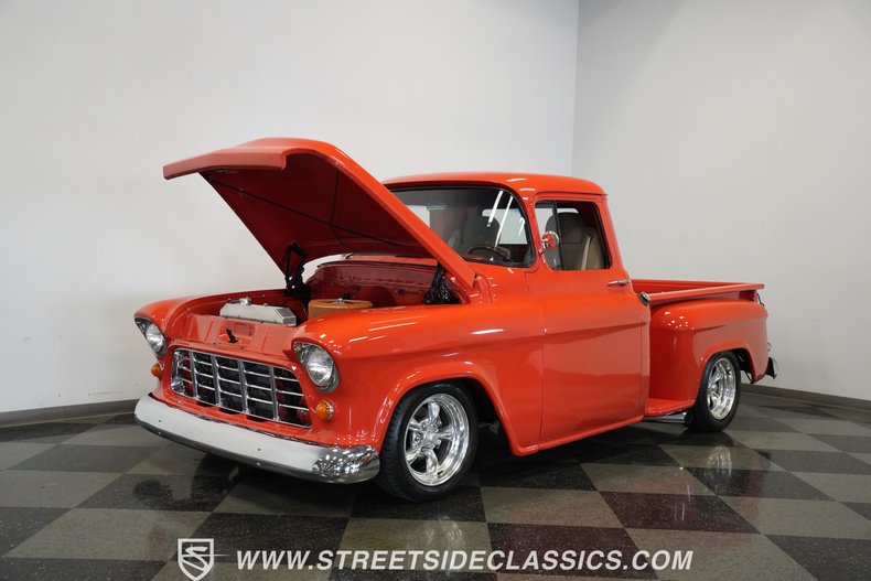 Chevrolet-3100-1955-Red-Tan-30