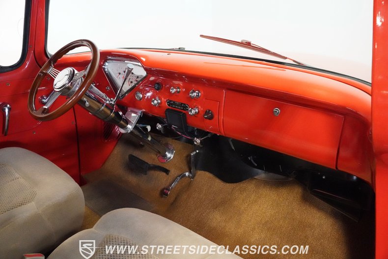 Chevrolet-3100-1955-Red-Tan-43