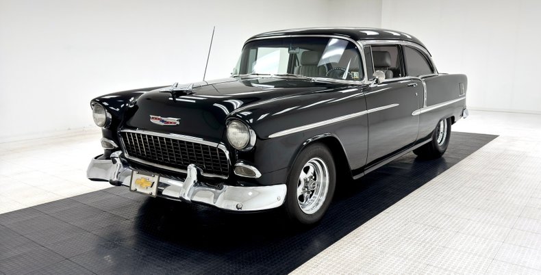 Chevrolet-Bel-air-1955-Black-Gray-47