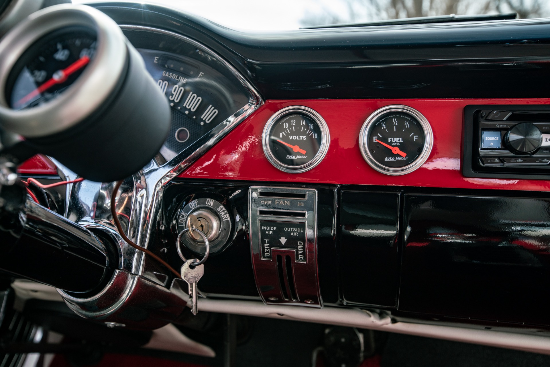 Chevrolet-Bel-air-1956-Red-Red-19