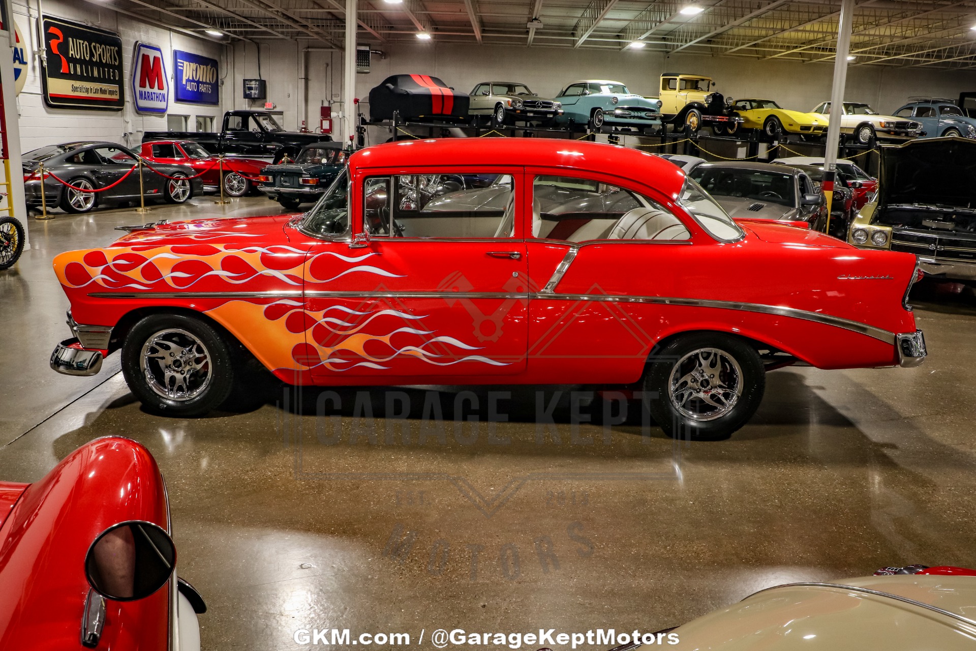Chevrolet-Bel-air-1956-Red-Red-23