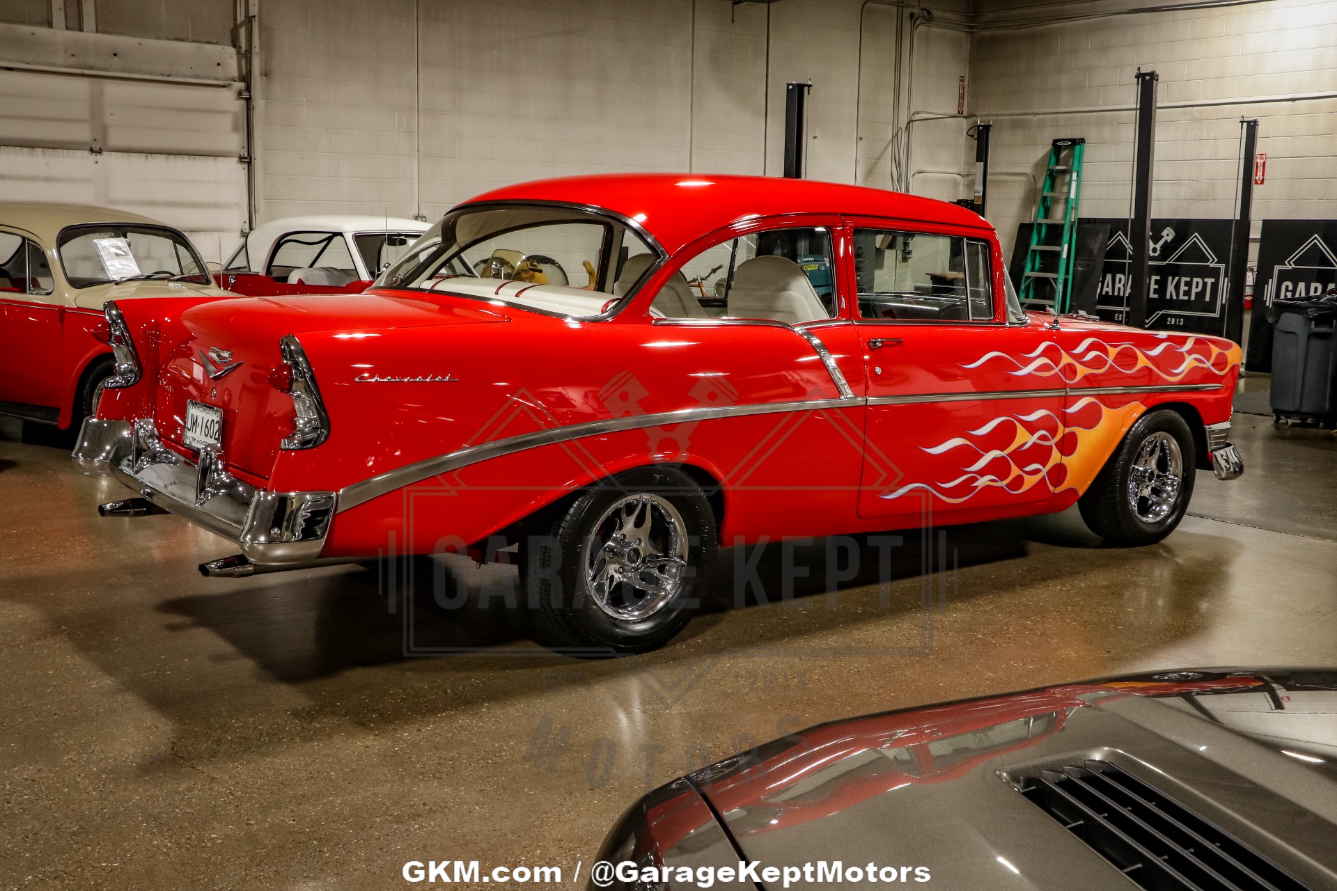 Chevrolet-Bel-air-1956-Red-Red-26