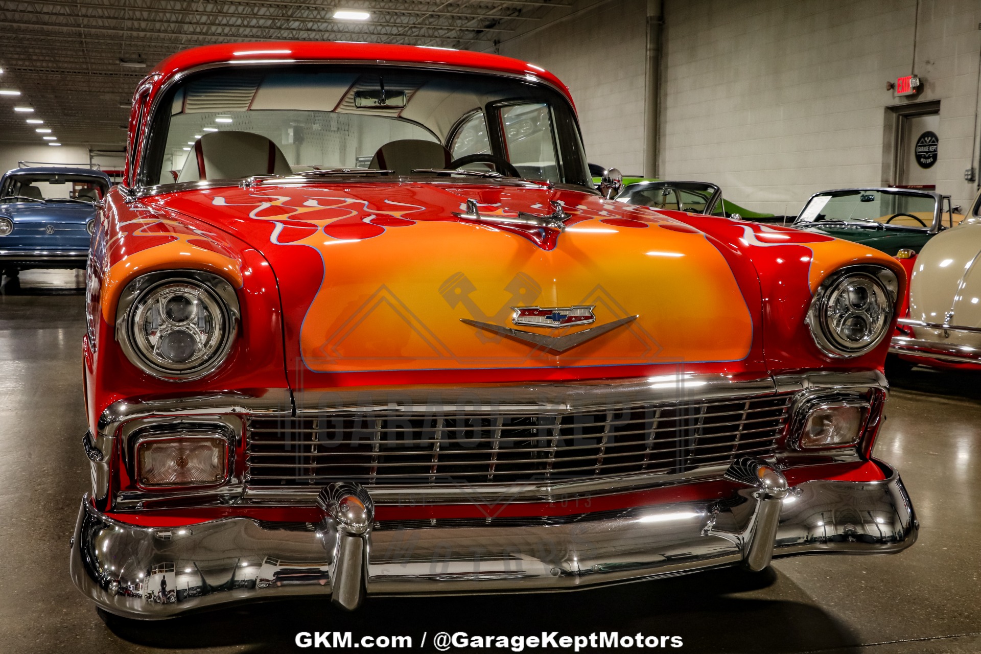 Chevrolet-Bel-air-1956-Red-Red-31