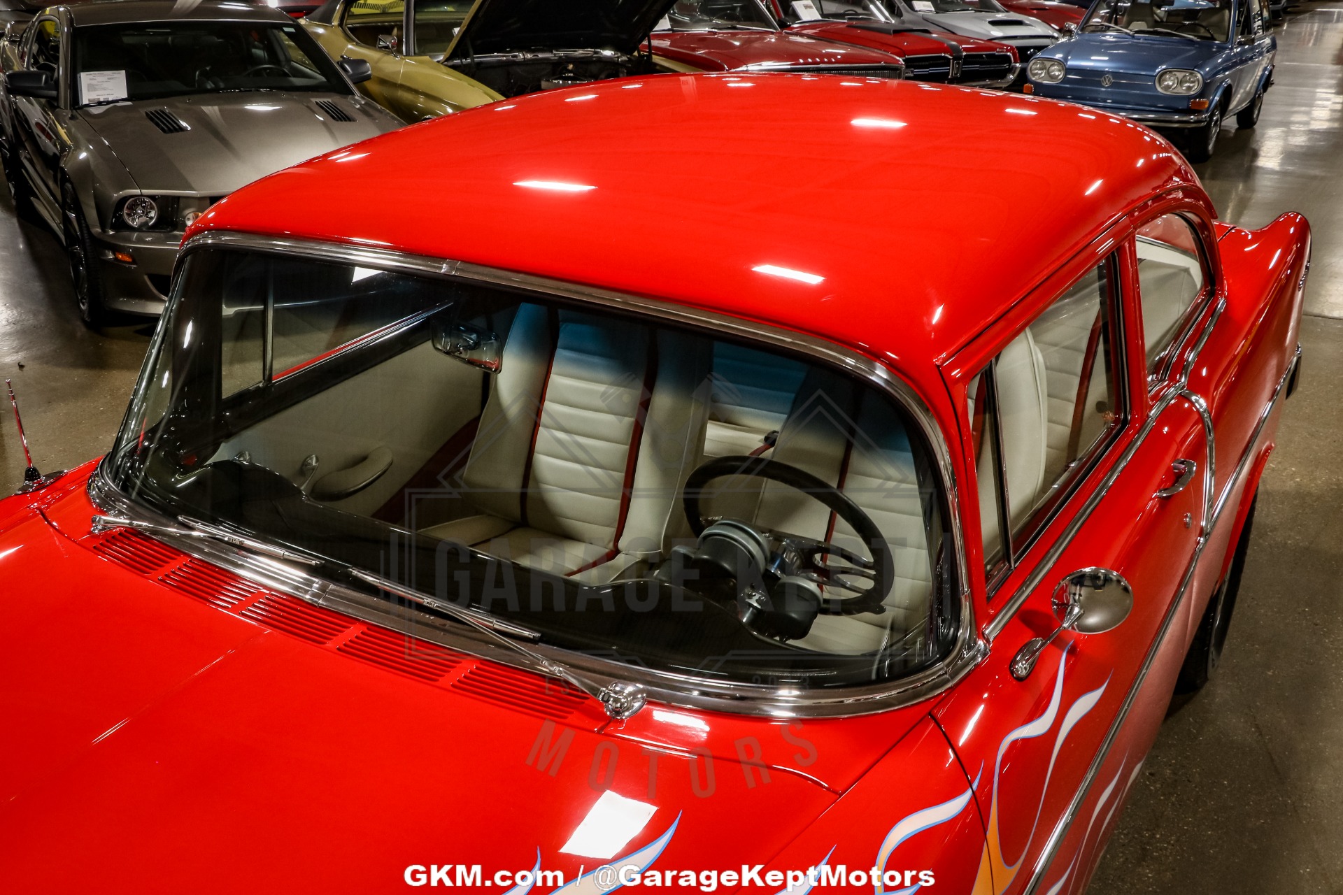 Chevrolet-Bel-air-1956-Red-Red-37