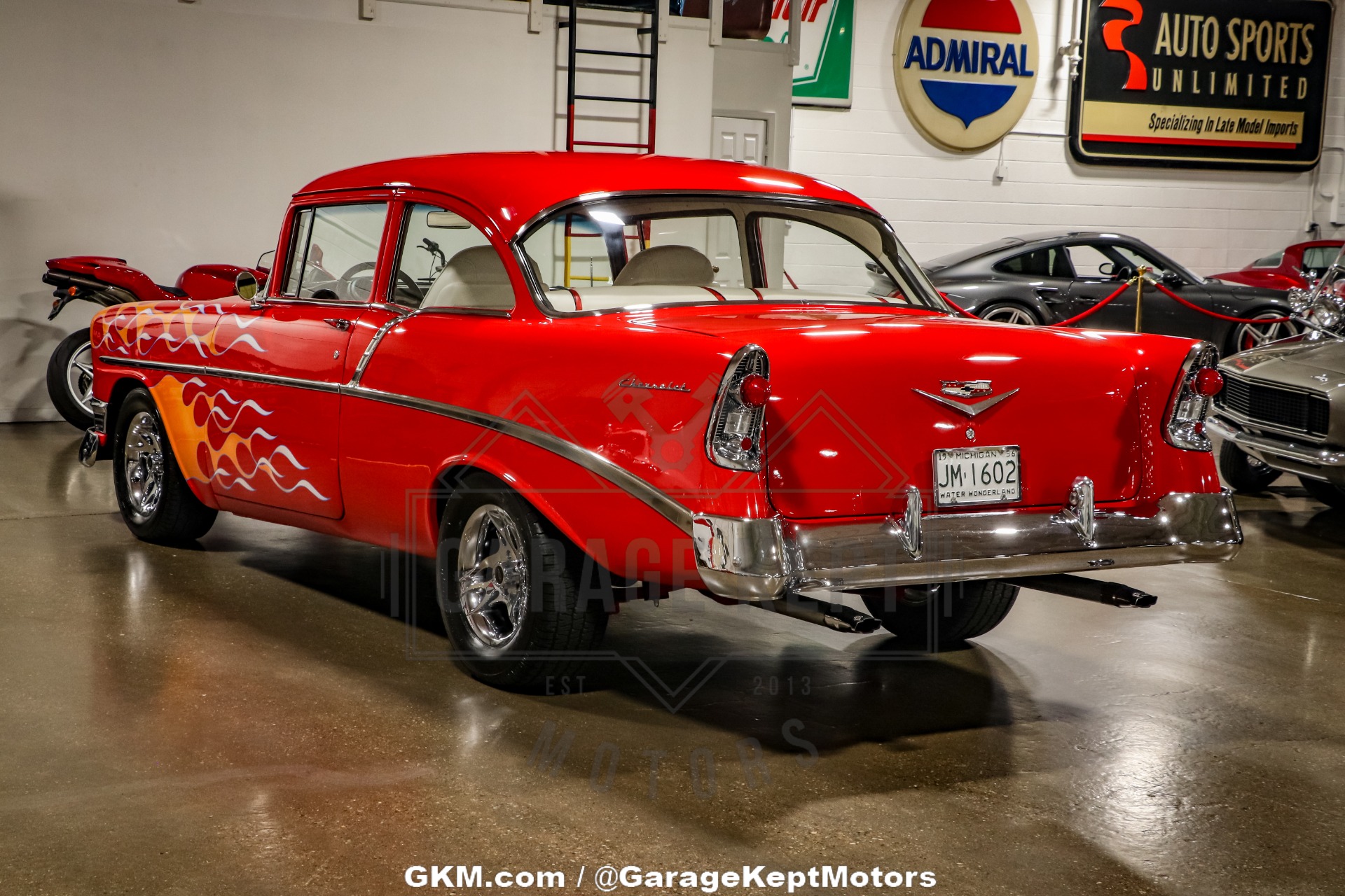 Chevrolet-Bel-air-1956-Red-Red-5