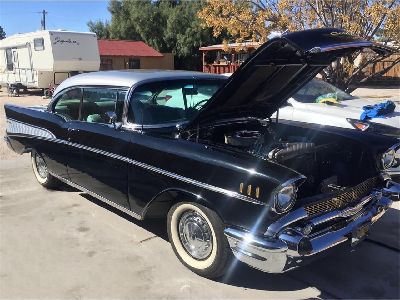 Chevrolet-Bel-air-1957-Black-grey-Black-grey-2