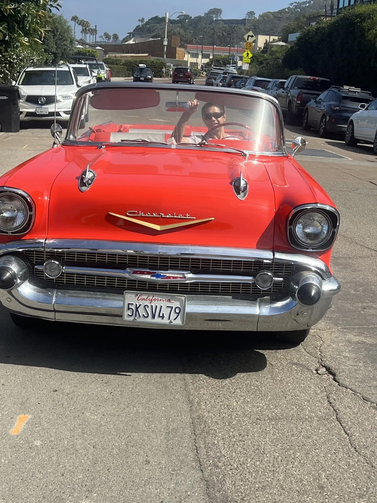Chevrolet-Bel-air-1957-Red-Red-And-Gray-3