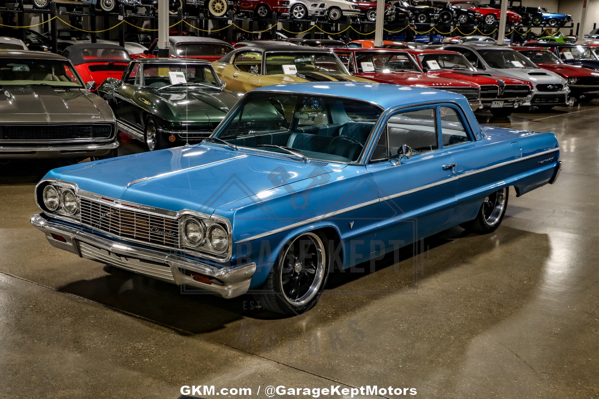 Chevrolet-Bel-air-1964-Blue-Blue-11