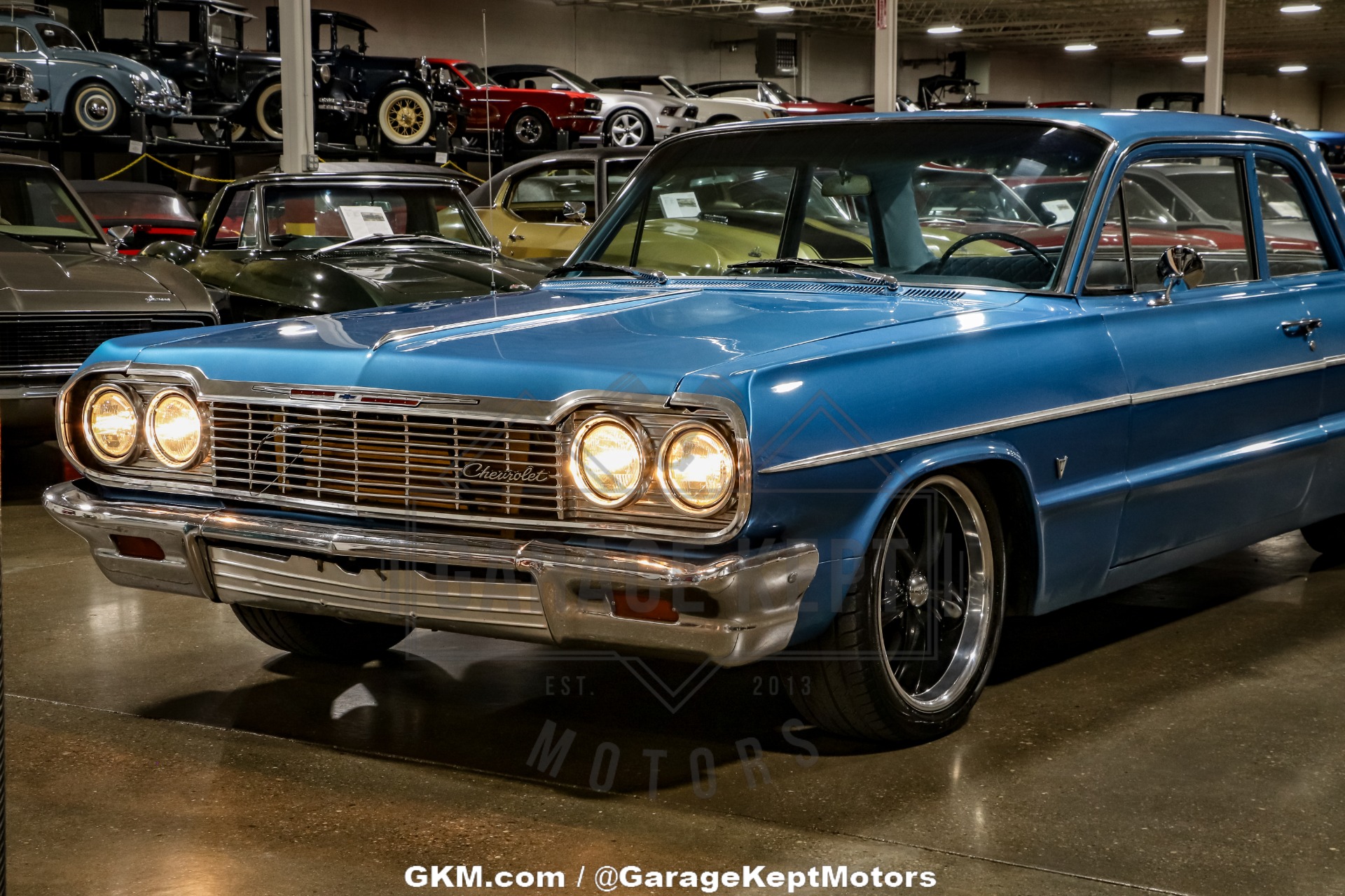 Chevrolet-Bel-air-1964-Blue-Blue-2