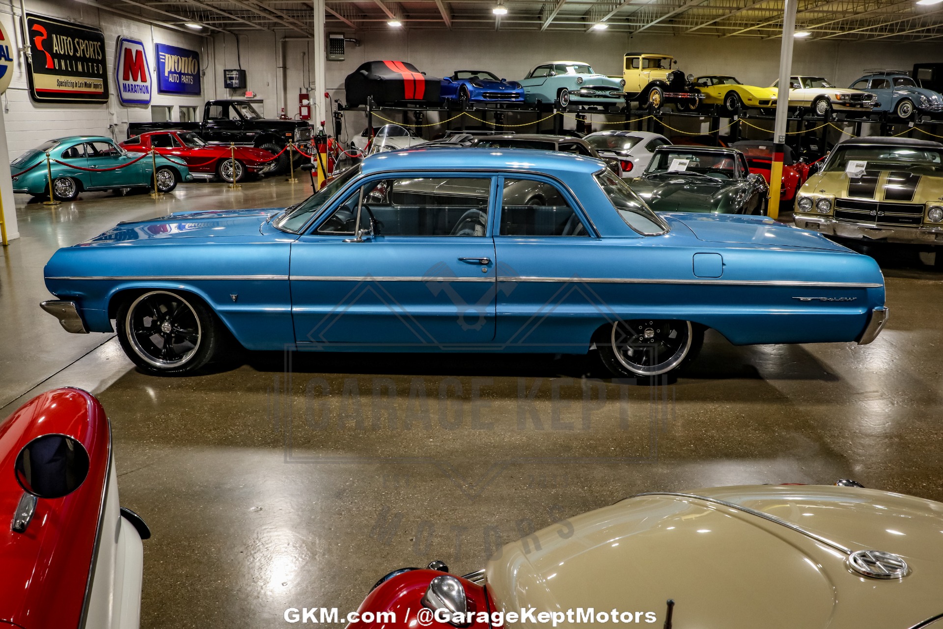 Chevrolet-Bel-air-1964-Blue-Blue-33