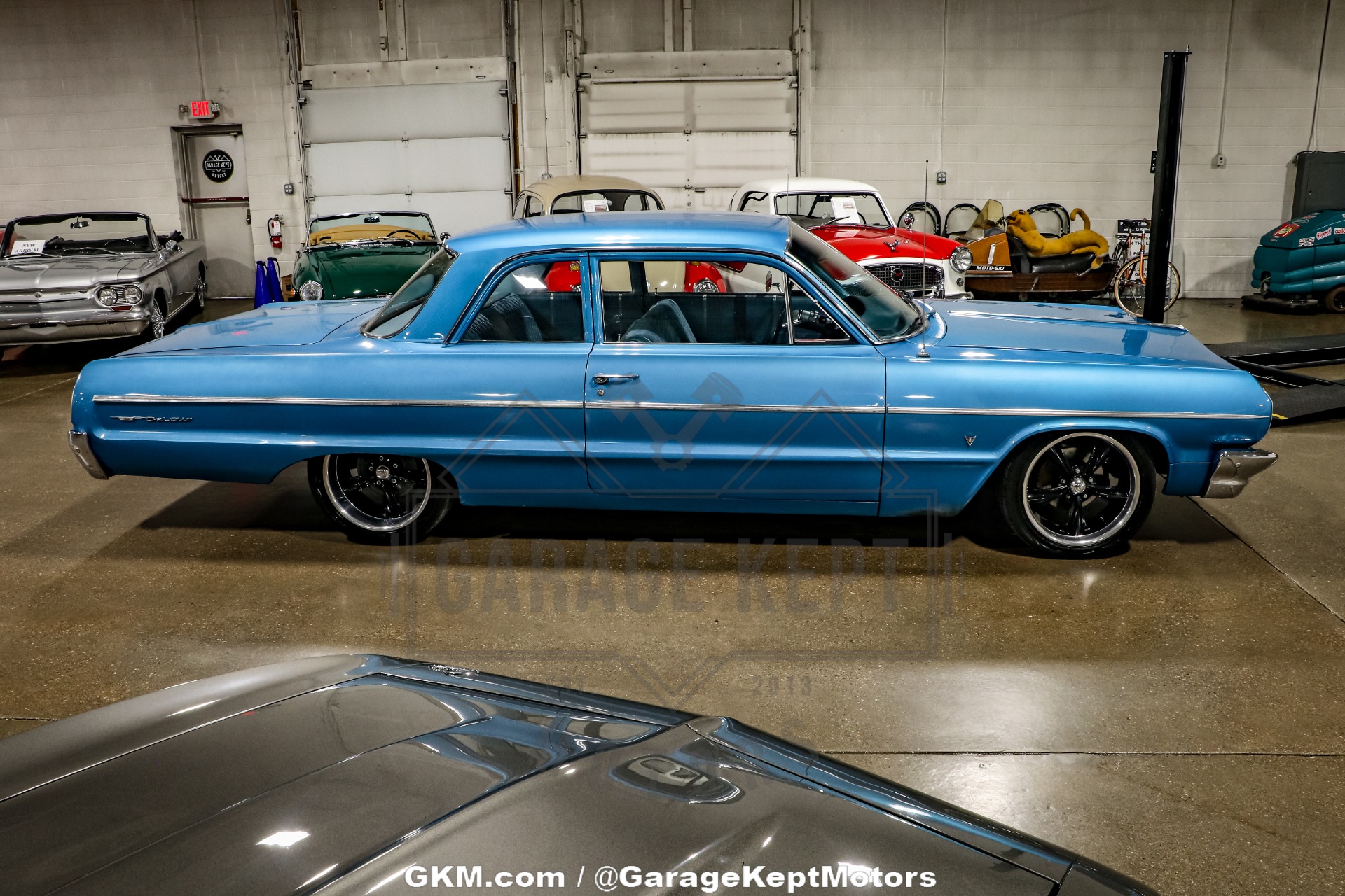Chevrolet-Bel-air-1964-Blue-Blue-38