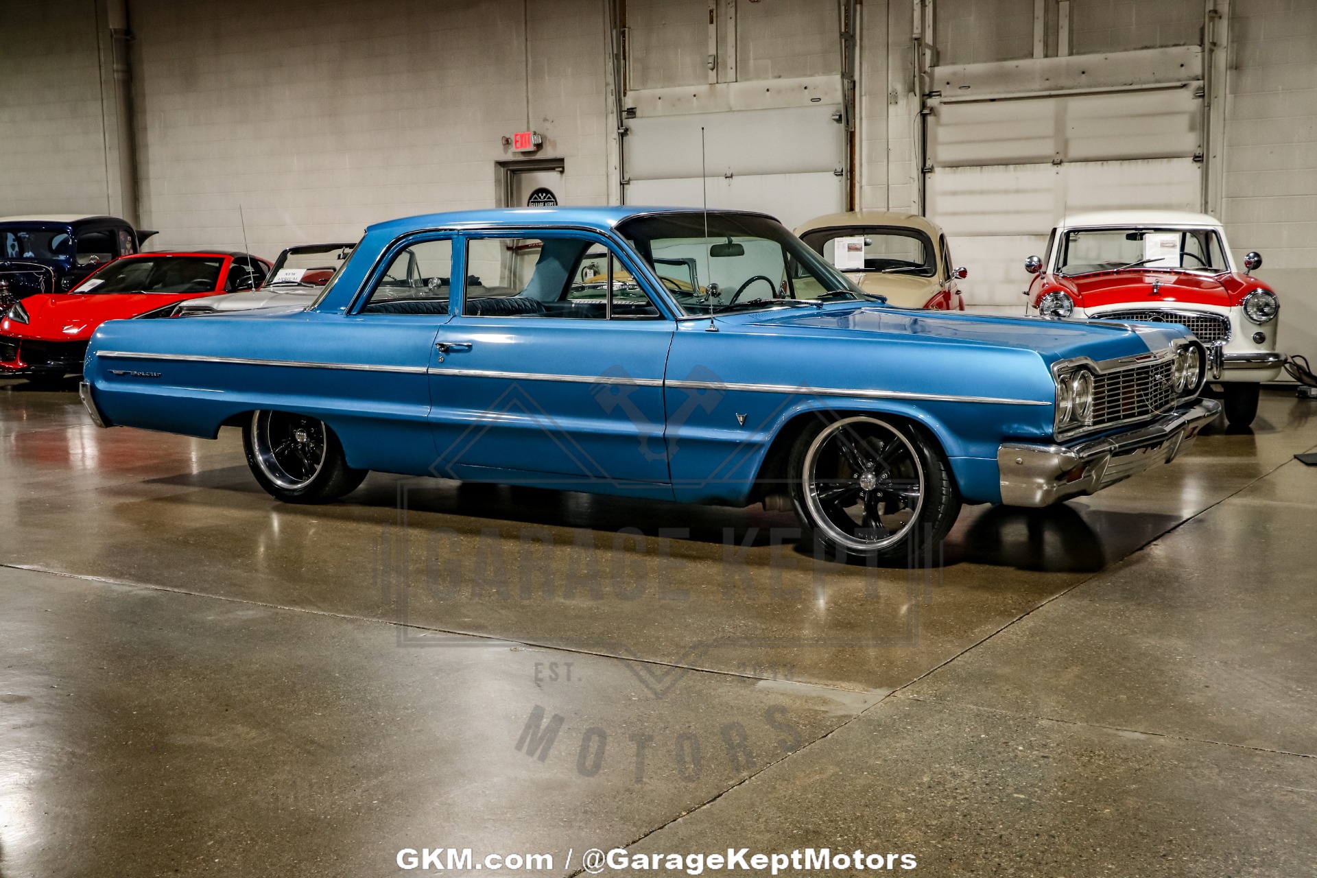 Chevrolet-Bel-air-1964-Blue-Blue-39
