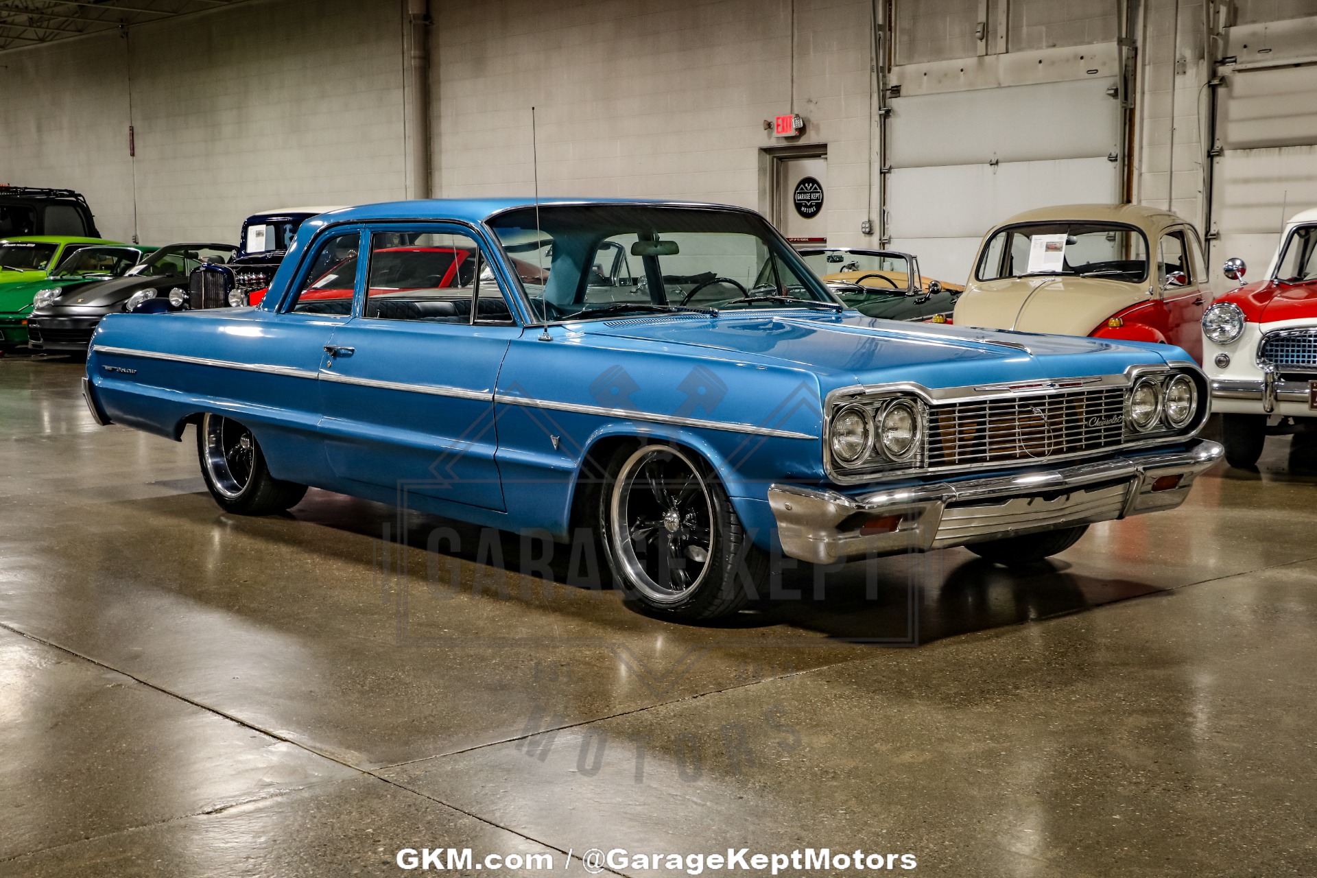 Chevrolet-Bel-air-1964-Blue-Blue-40