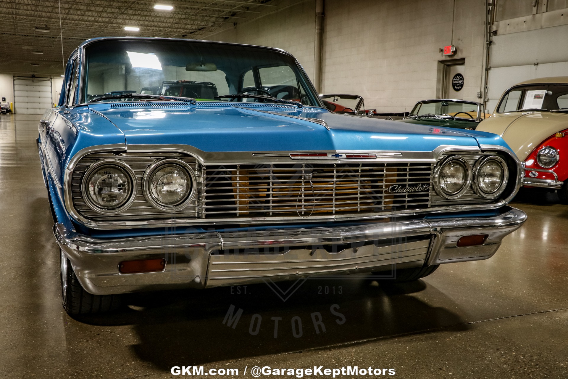 Chevrolet-Bel-air-1964-Blue-Blue-44