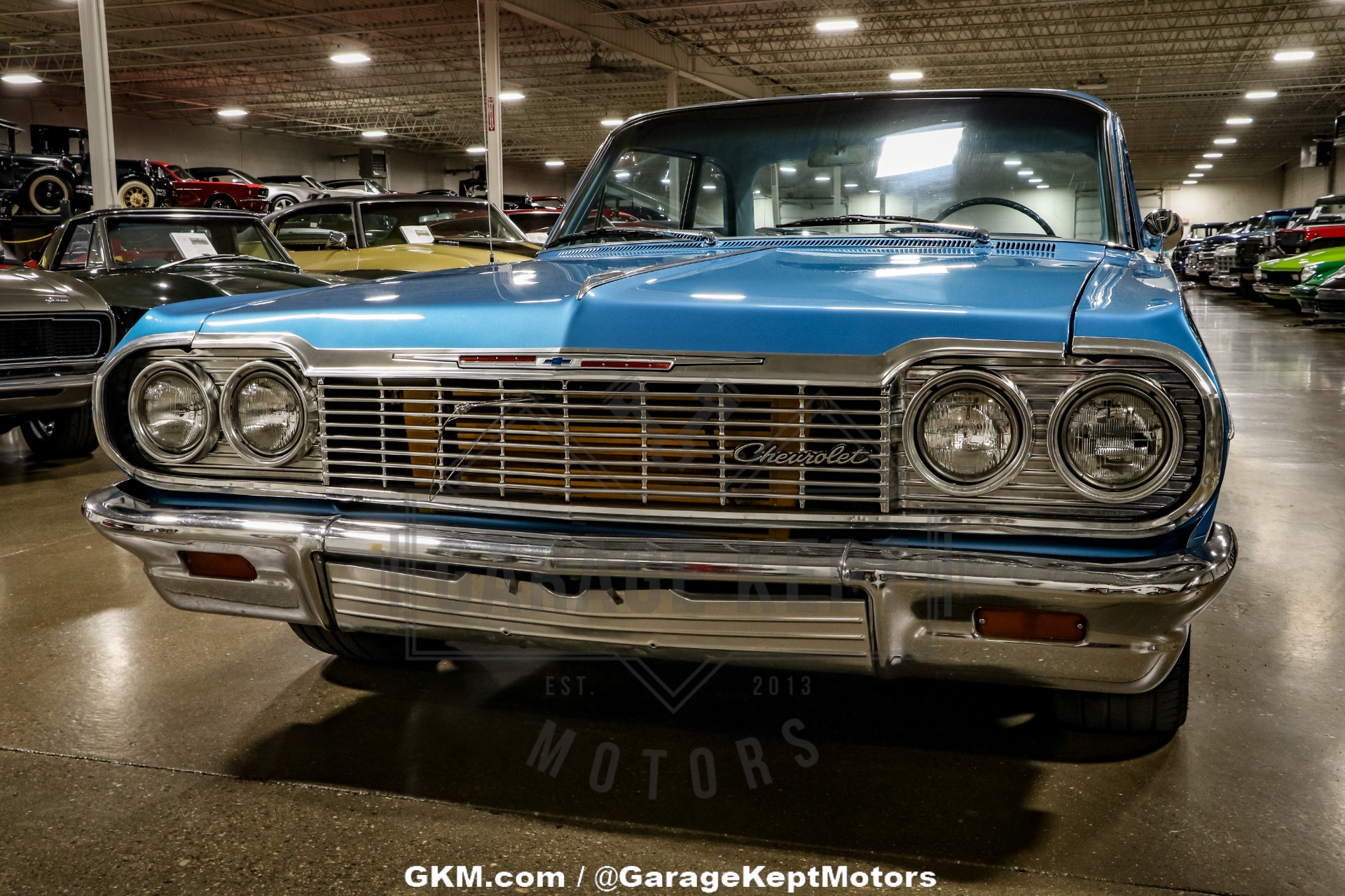 Chevrolet-Bel-air-1964-Blue-Blue-45