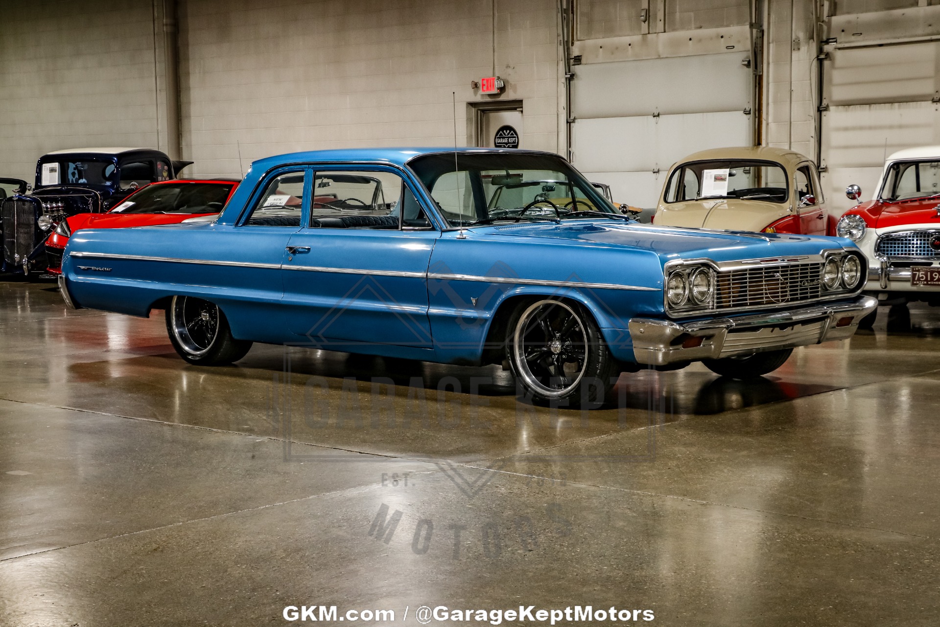 Chevrolet-Bel-air-1964-Blue-Blue-8