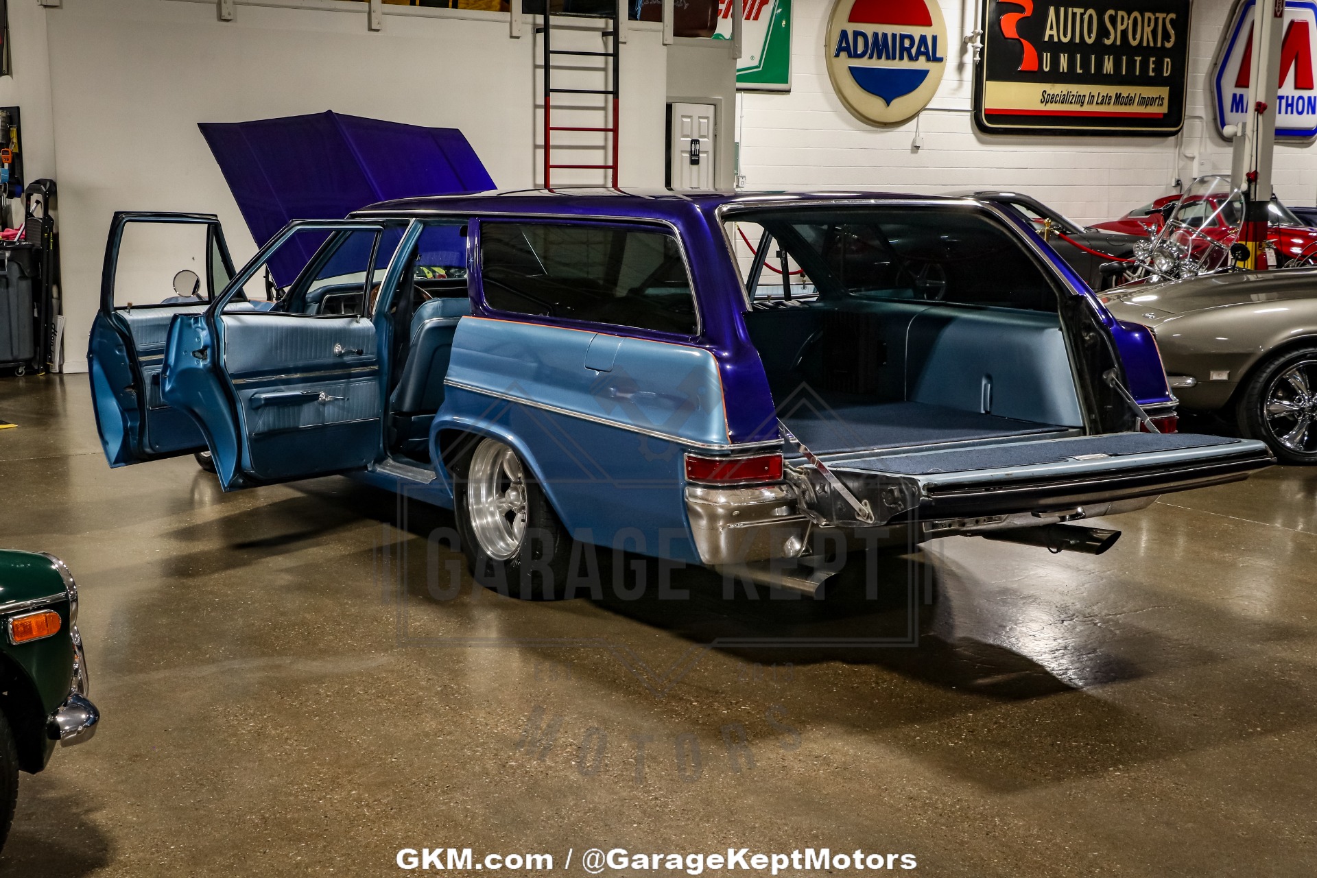 Chevrolet-Bel-air-1966-Blue-Blue-1